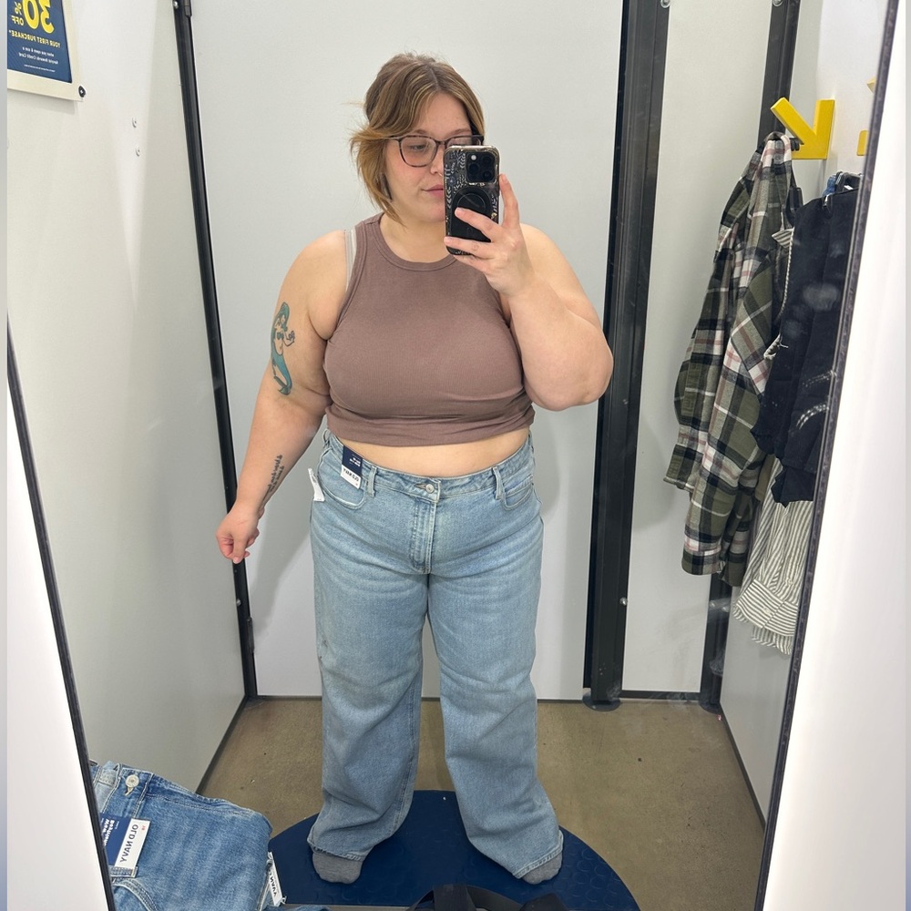 High Waisted Wide Leg Jeans